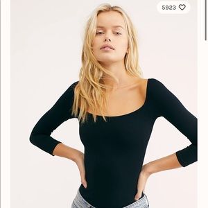 NWT free people square neck top